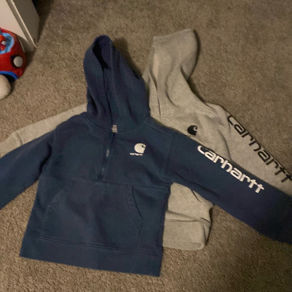 2 Carhartt hoodies 4T